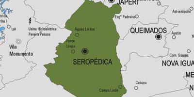 מפה של Seropédica עיריית