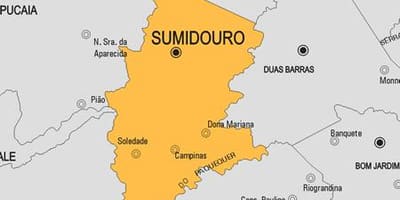 מפה של Sumidouro עיריית