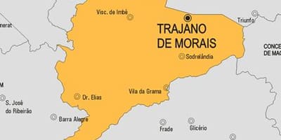 מפה של Trajano de Morais עיריית