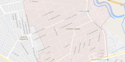 מפה של Vigário Geral