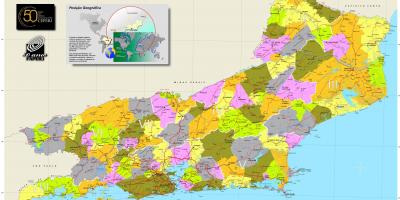 מפה של הרשויות בריו דה ז ' ניירו