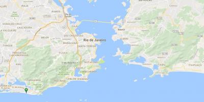 מפה של חוף Barra da Tijuca
