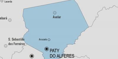 מפה של פטי לעשות Alferes עיריית