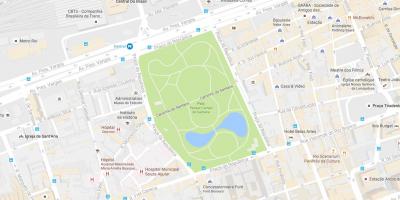 המפה של קמפו דה סנטנה פארק